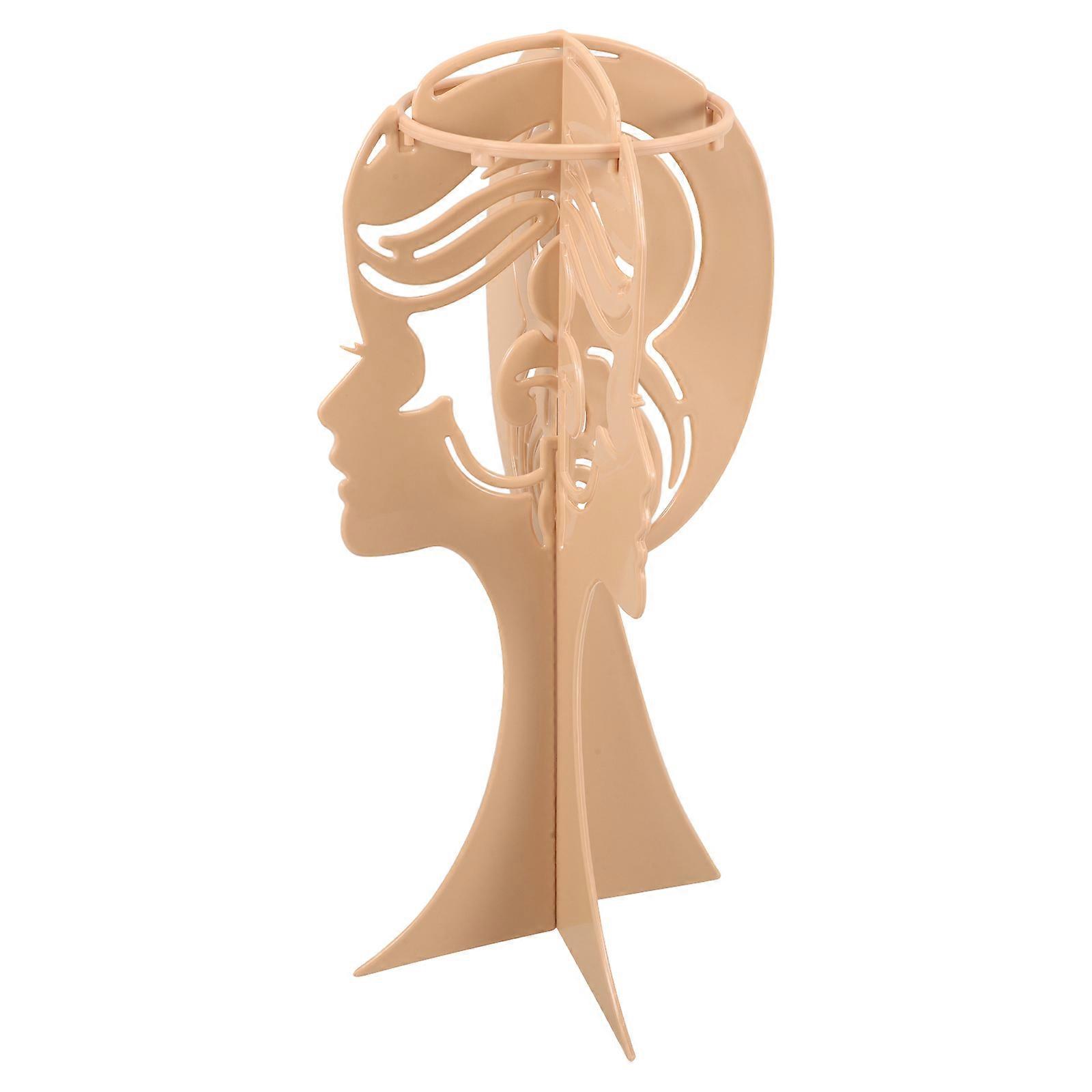 Wig Stand Plastic Hat Display Stand for Display Practical Wig Holder