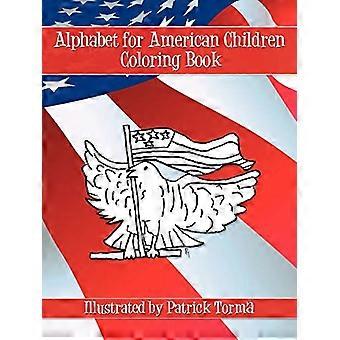 Malbuch Alphabet für amerikanische Kinder