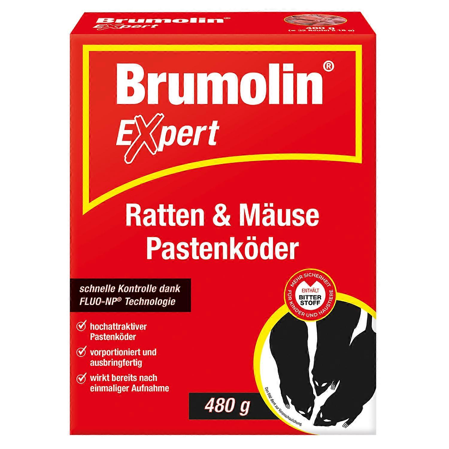 BRUMOLIN® Expert Rat & Mouse Paste Bait, 480 g