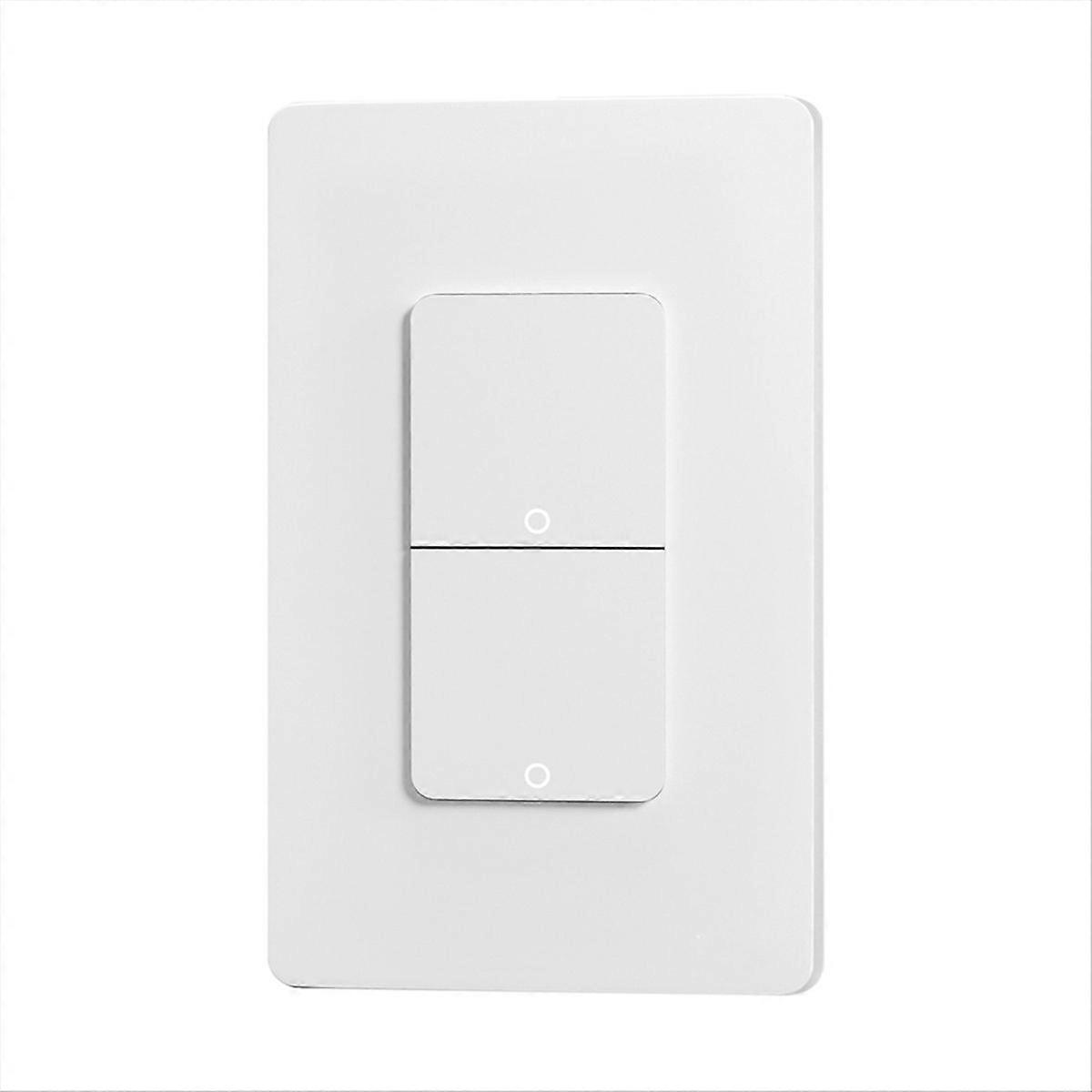 Tuya Zigbee Push Button Switches 2 Gang Timer Voice Control US Plug
