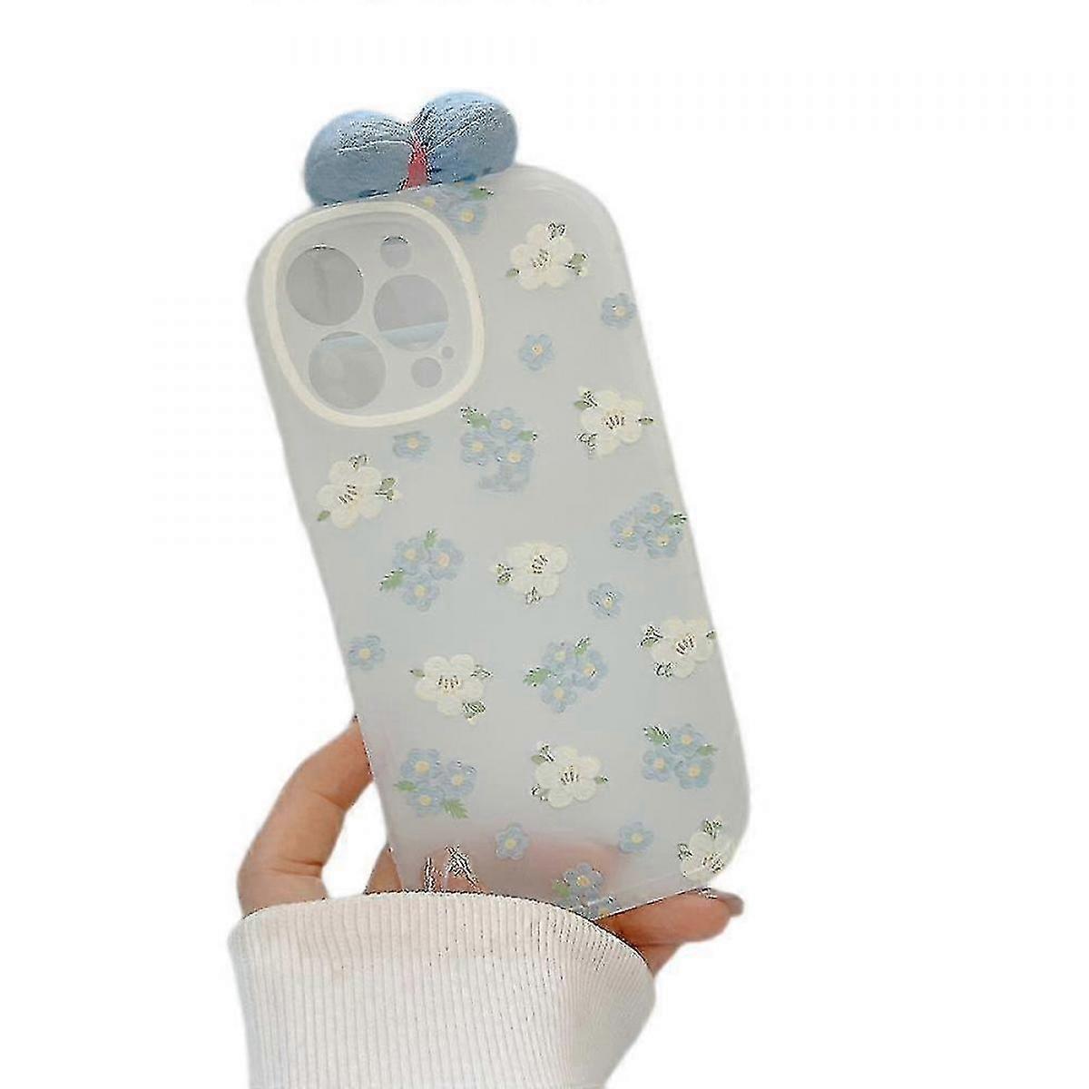 Cute Flower Transparent iPhone 12 Mini Case