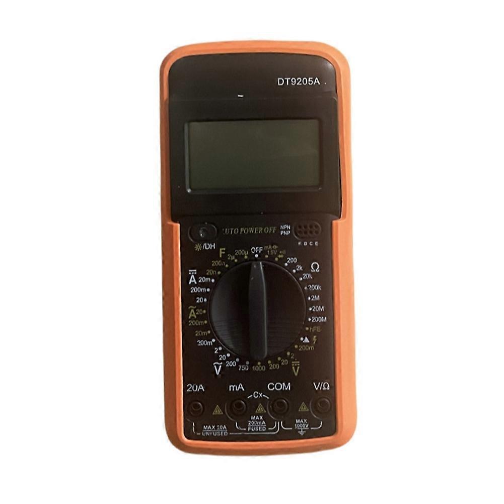 DT9205A Digital Multimeter AC DC Voltmeter Ohm Volt Amp Tester Resistance Capacitance Diode HFE Tester, Multimeter