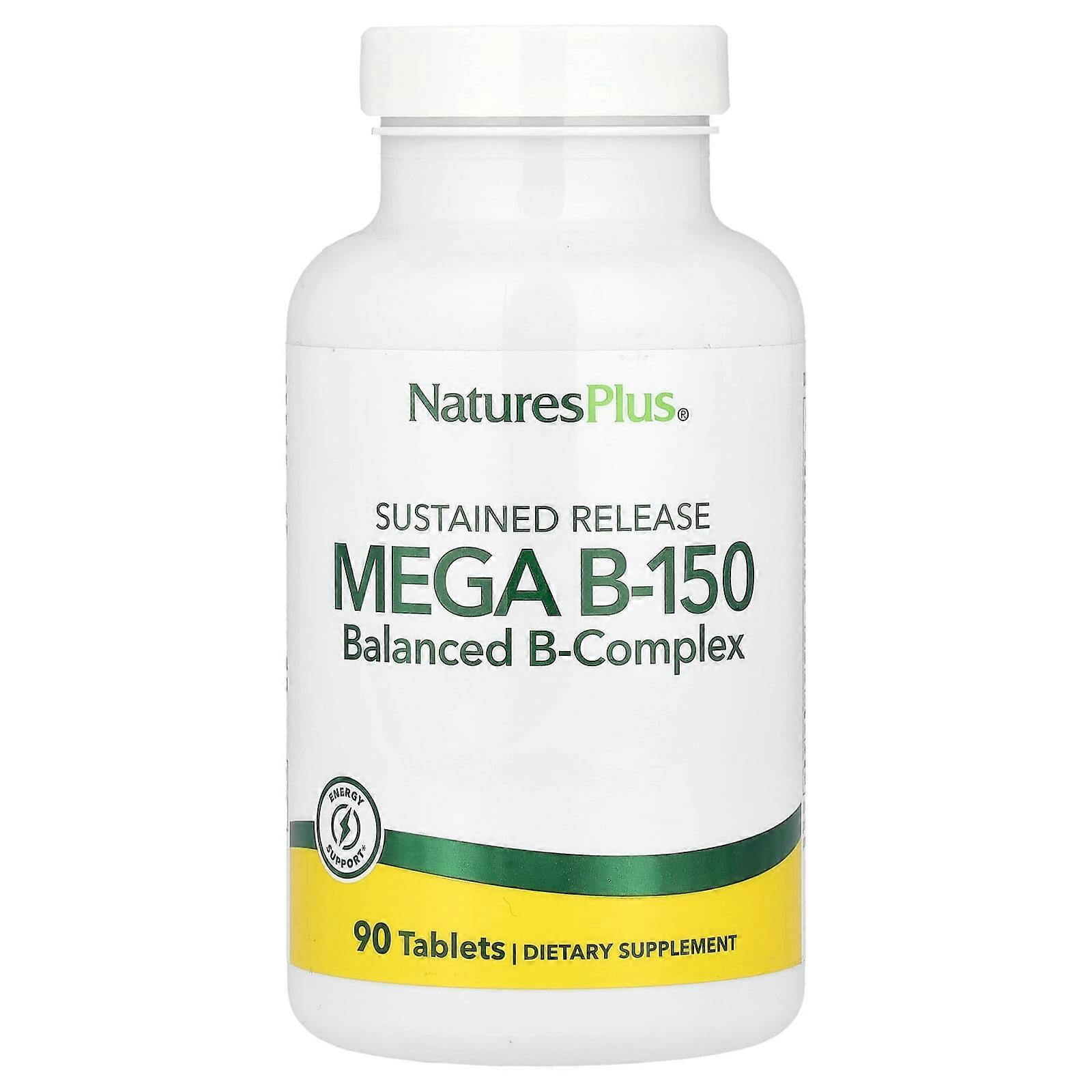 Nature's Plus, Mega B-150, Balanced B-Complex, 90 Tablets