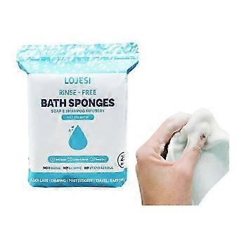 Wegwerp spoelvrije baddoekjes - 25 stuks - Alles-in-1 douchedoekjes voor eenmalig gebruik, eenvoudig bevochtigen, schuimen en drogen zonder shampoo of spoelen 2025