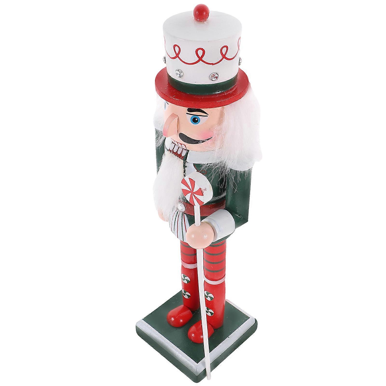 Christmas Desktop Nutcracker Figure Nutcracker Figurine Xmas Nutcracker Statue
