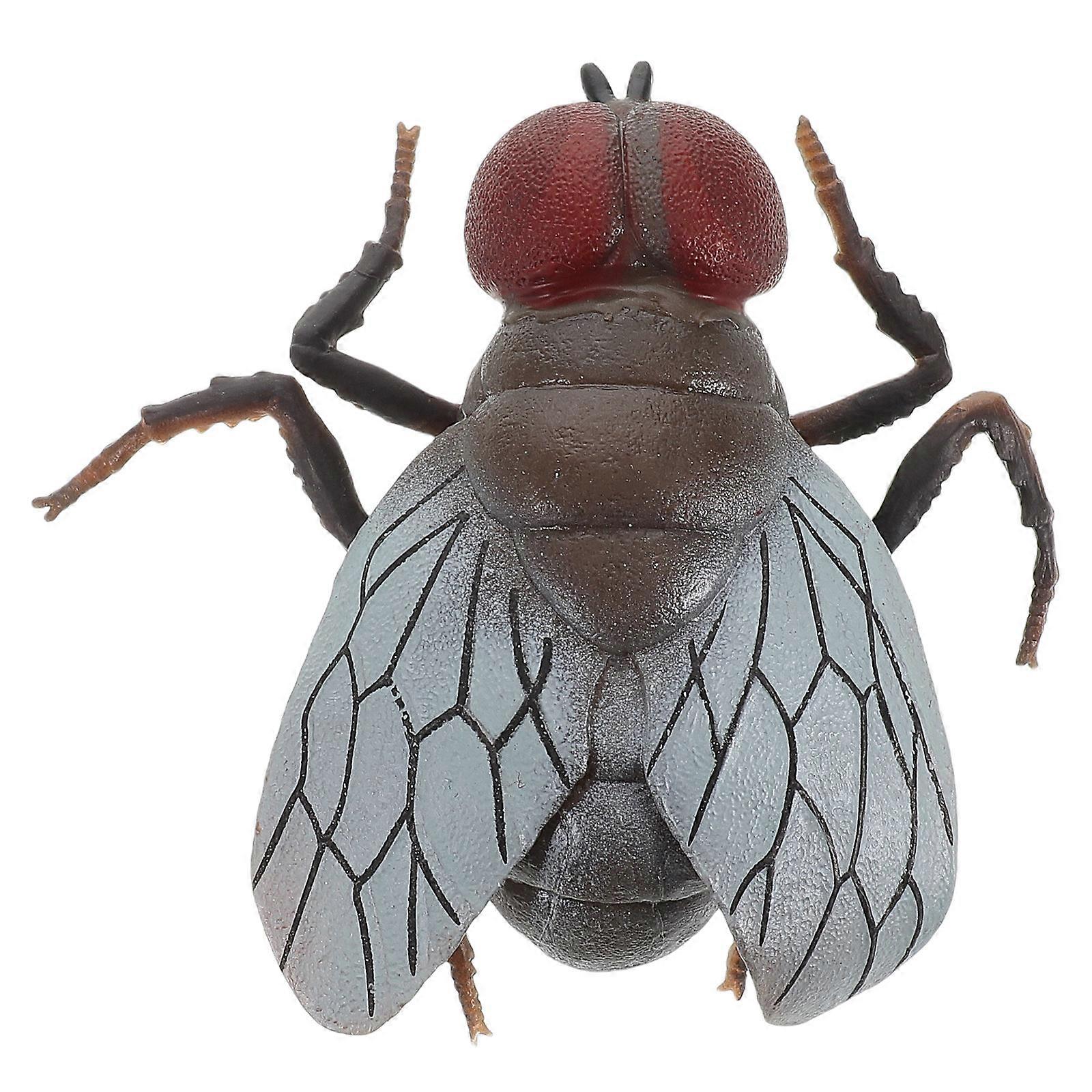 Solid Realistic Fly Model Plastic Toy for Kids Prank