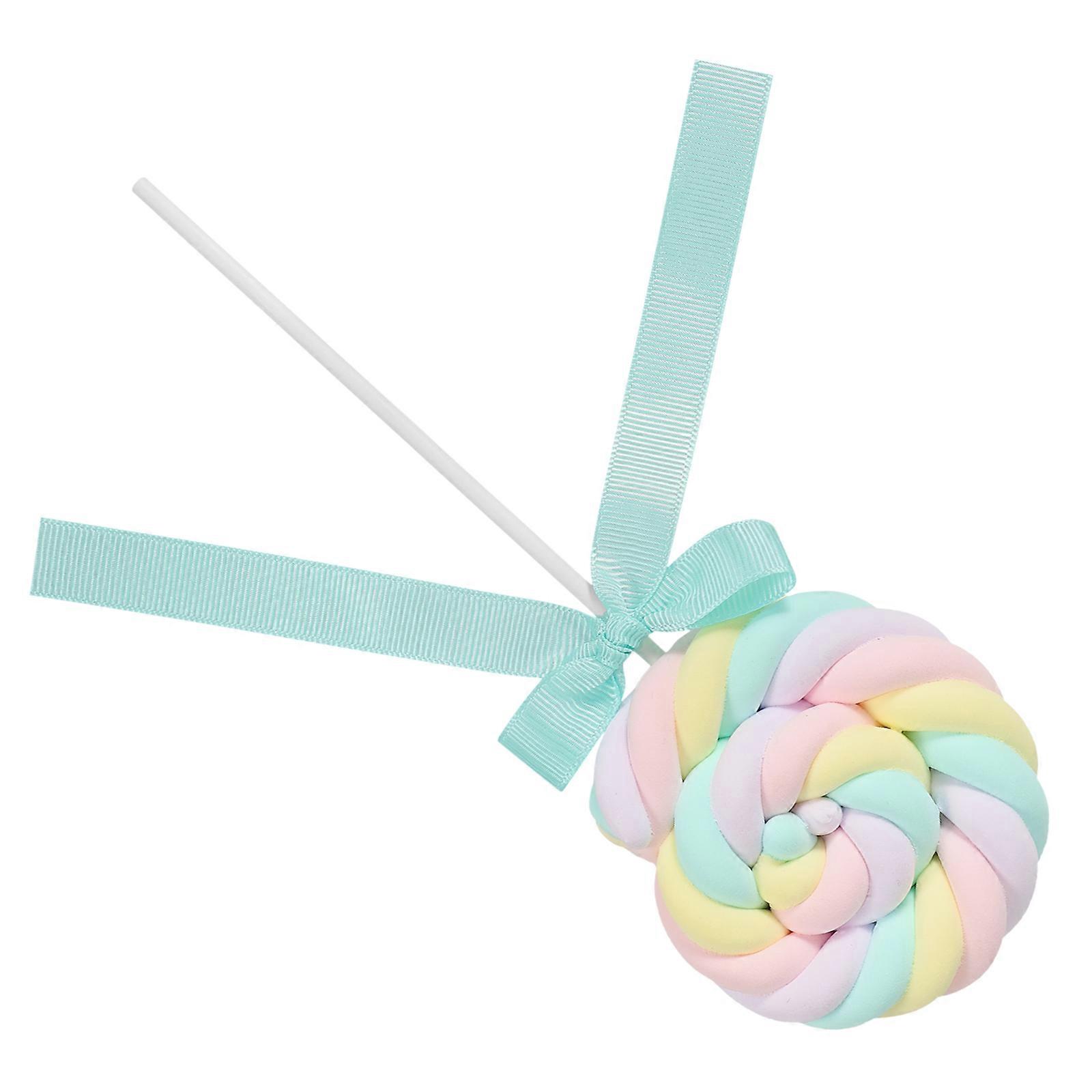 Simulation Lollipop Model Polyester Material for Decoration 3Pcs