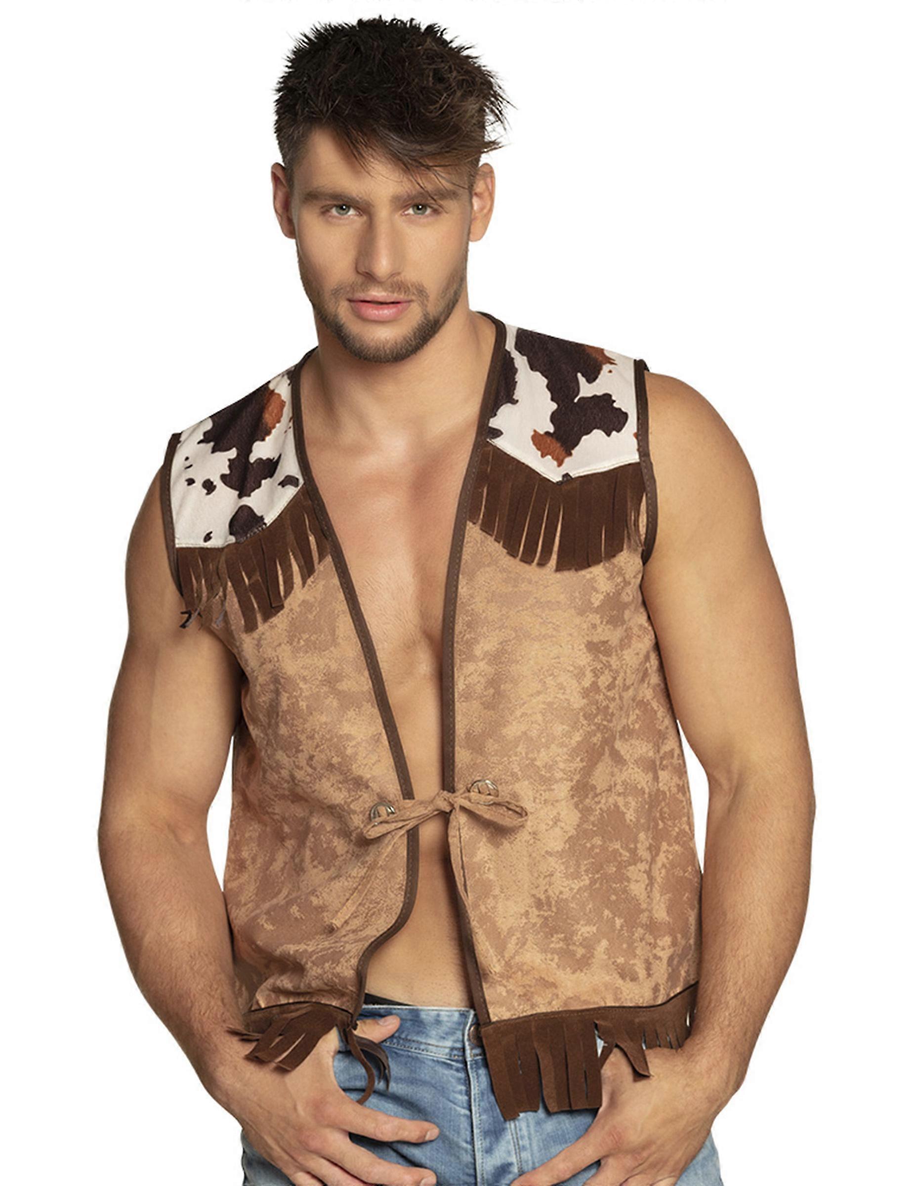 Men's light brown western jacket