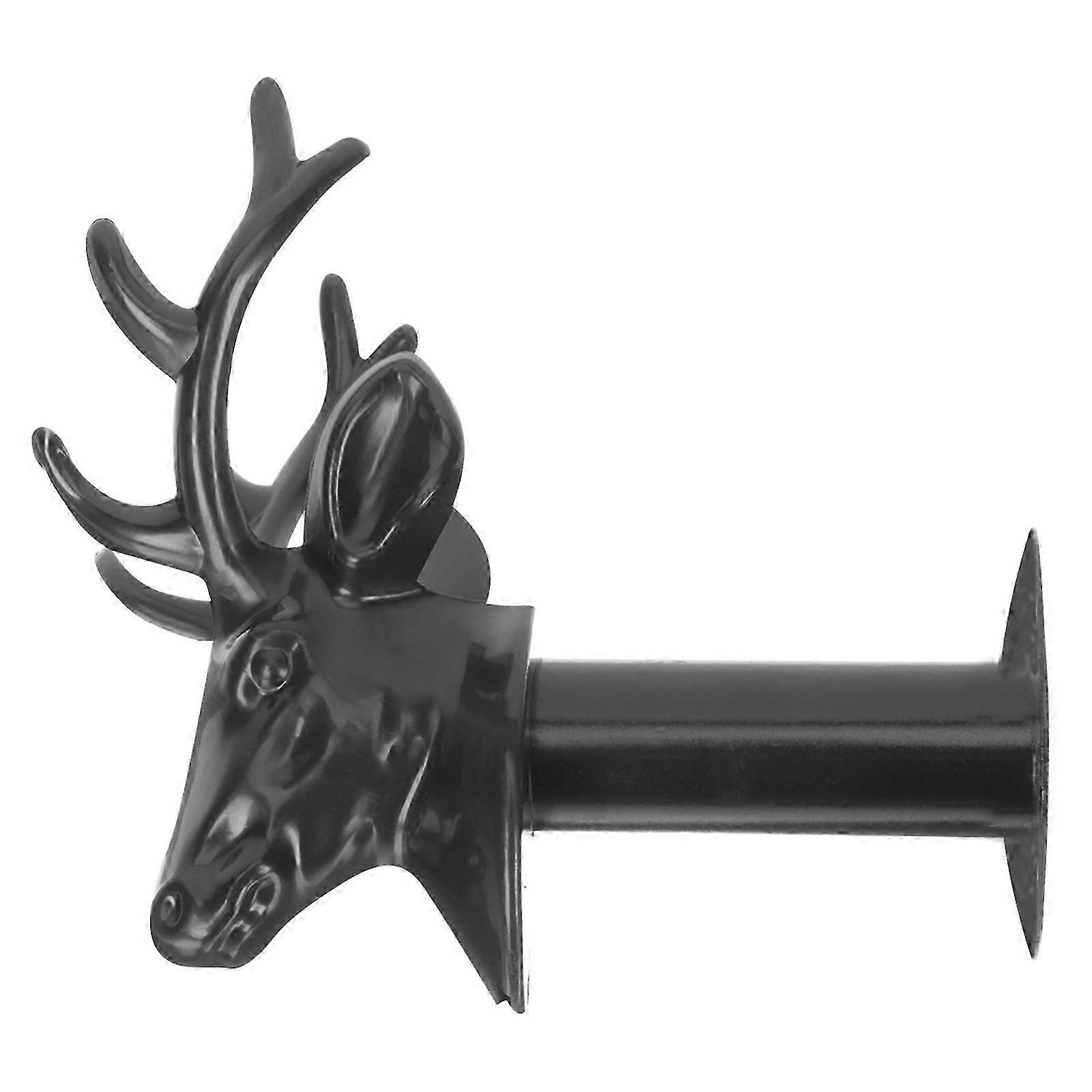 Creative Deer Head Iron Art Wall Hook compatible with Storage 2Pcs