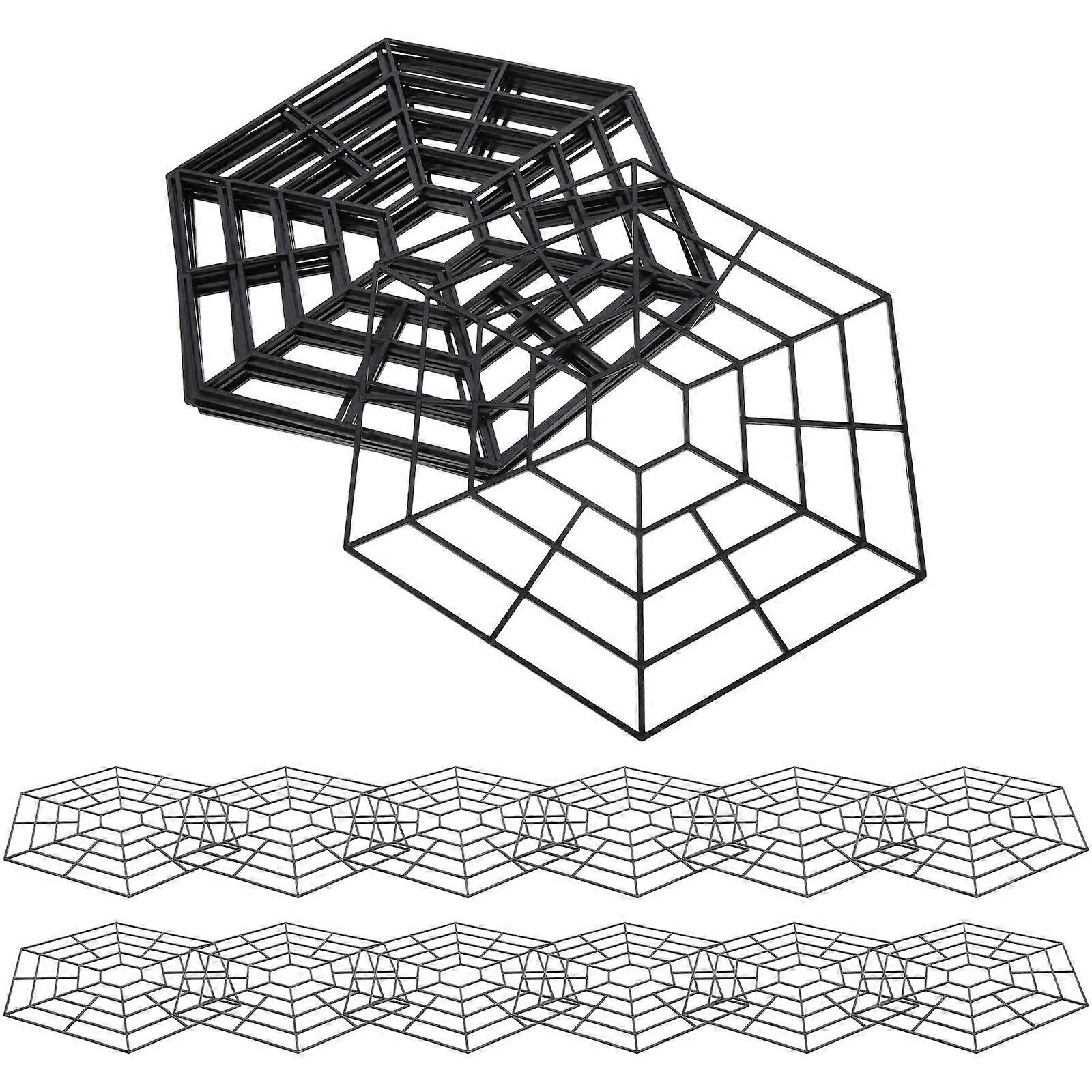 30PCS Practical Six Angle Fish Protectors Fish Pond Nets Plastic Fish Guards