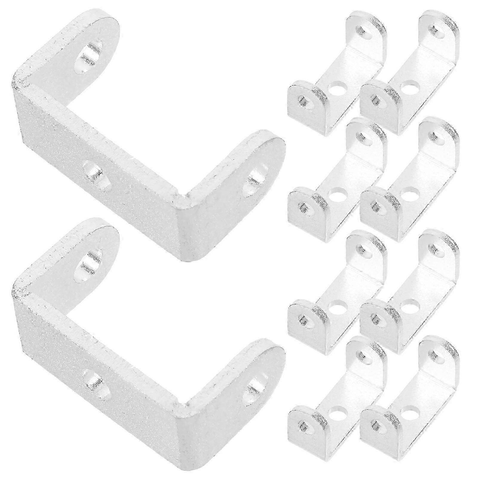 10pcs U Brackets Panels Mounting Bracket Thickness Fasteners Door Barricade Brackets