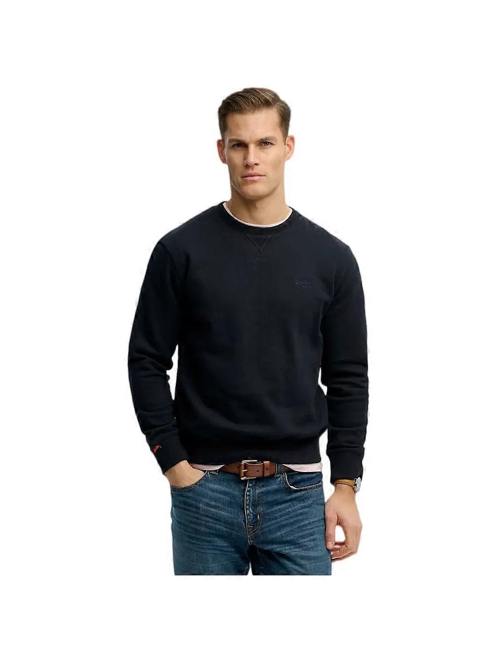 Men's Superdry Essential Sweatshirt Blue