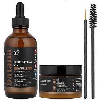 artnaturals, Pure Batana Oil, Hair Growth Kit, 4 Piece Kit, 2-Pack