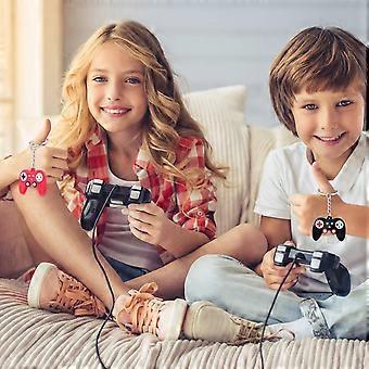 SAYTAY 24 Stück Videospiel-Controller Schlüsselanhänger Game-Controller-Griff Schlüsselanhänger Anhänger Charms für Videospiel-Party-Favoriten Geburtstag Babyparty Geschenke