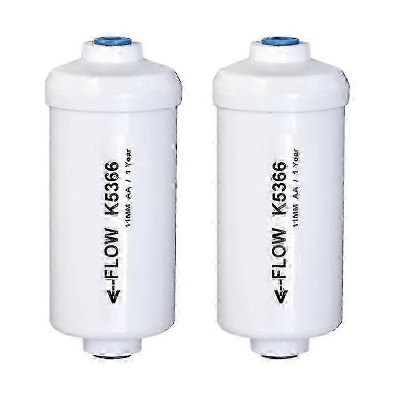 2 Pcs Replacement Fluoride Water Filter K5366 Compatible with Water Filtering System Purification Elements