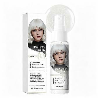 Washable Hair Tint Sprayer Exciting Color Hair Color Sprayer For Performances And Celebration Lightweight Bottle Design  White
