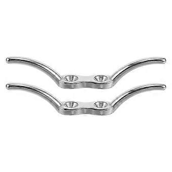 2 Pcs Flagpole Cleat Hook Stainless Steel Flagpole Halyard Rope Cleat Hook Flagpole Winder Hardware With Mounting Screws For Flag Rope