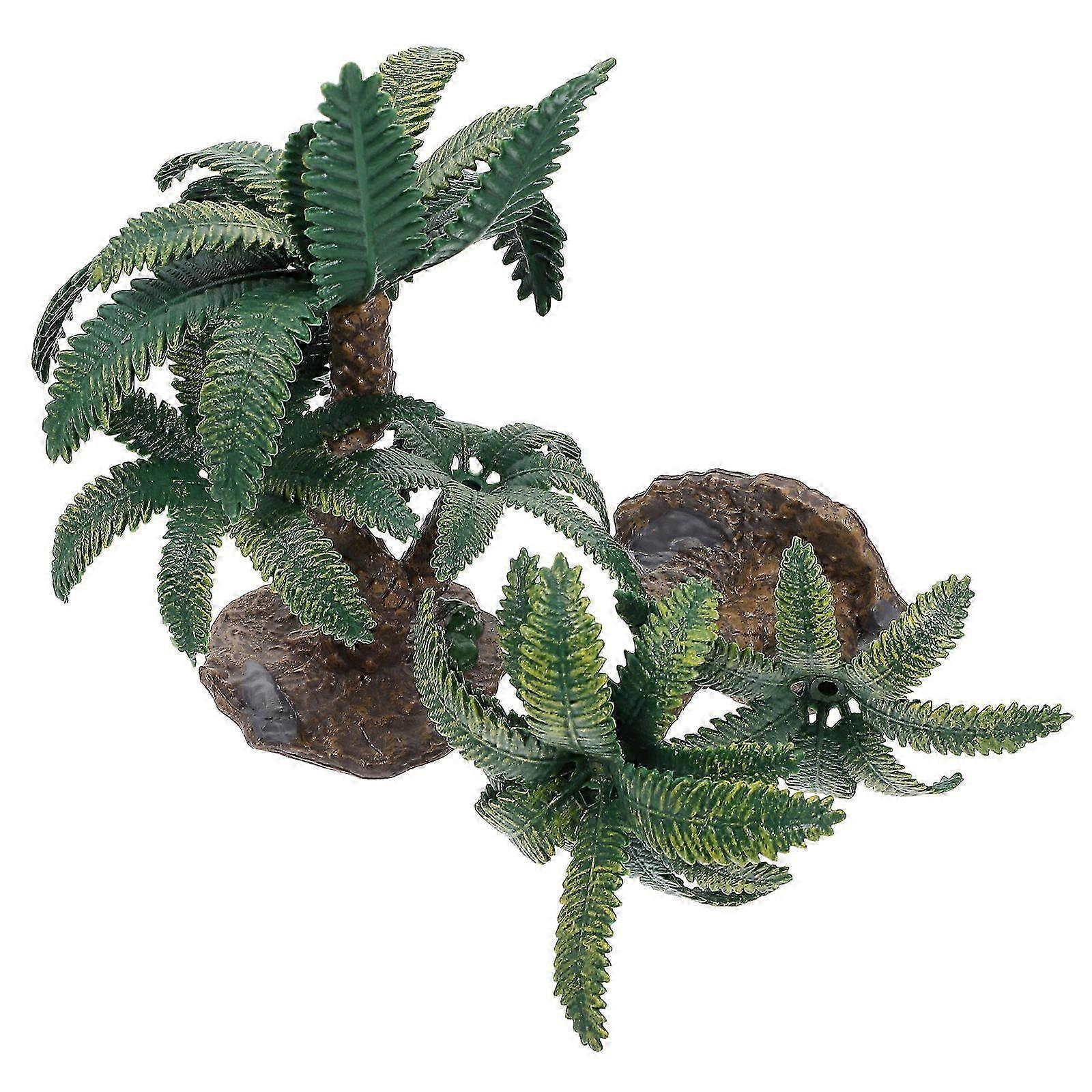 Miniature Tree Model Artificial Tree Models for Decoration 2Pcs Green Plastic