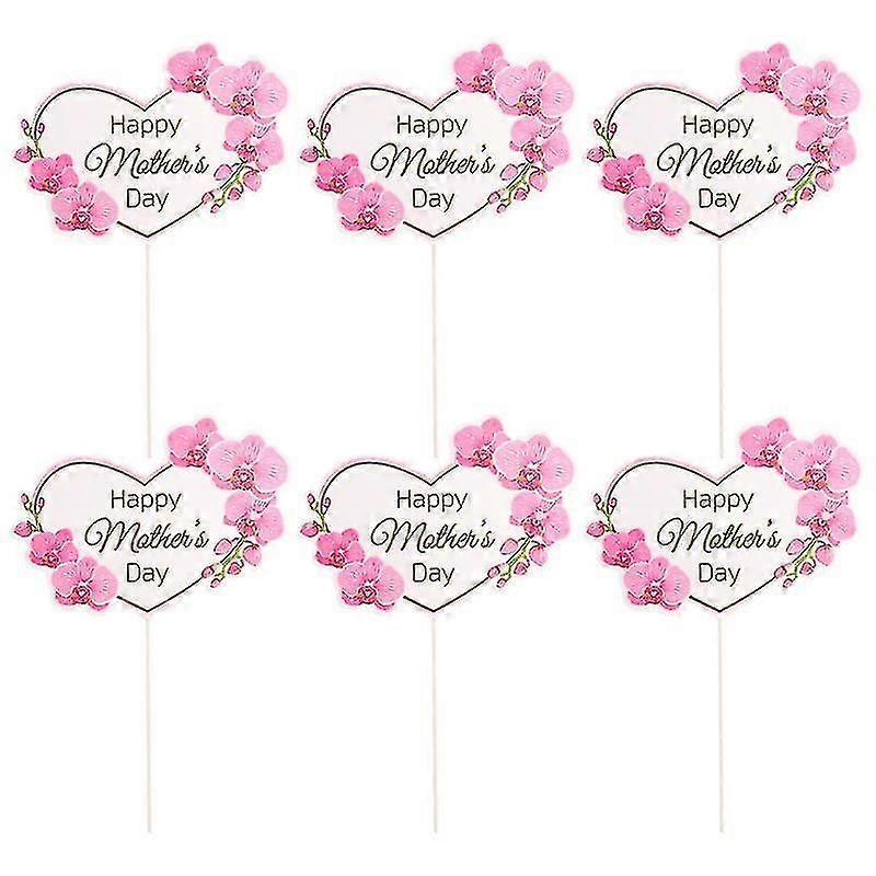 10pcs cake decorations , Mothers Day Cake Insert