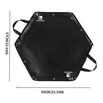 Camping Fireproof Mat Hexagonal Folding Heat Resistant Flame Retardant Insulation Pad Stove Anti Flame Padding Camping Supplies