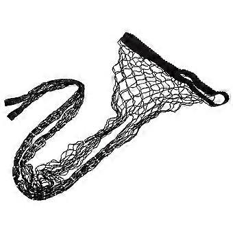 Hollow Out Effect Fishnet Tights Pearl Fishing Net Pantyhose Acrylic Fibers Leg Slimming Women Black Free Size-Good