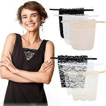 6 kpl Lady Lace Clip-on Mock Camisole rintaliivit - Pitsi yksityisyyspaneelit-hyvä