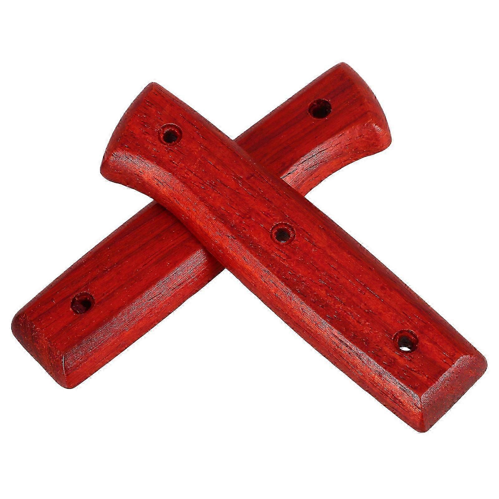 Wooden Replacement Handle Set for Kitchen Tools, Durable Grip, Easy Installation, 2 Pieces