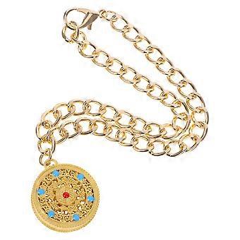 Chinese Style Pet Necklace Metal Lock Pendant Necklace for Dogs Cats 3Pcs