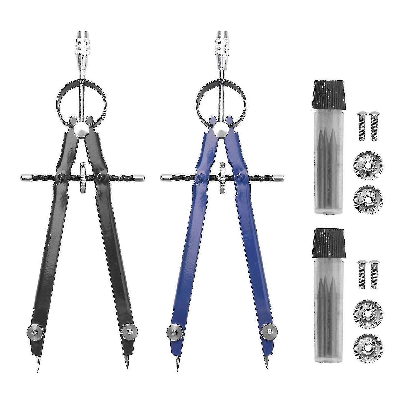 Professional Compass With Lock, Compass For Geometry, 6inch Bow Compass, Compass Math, Drafting Com
