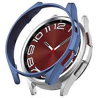 For Samsung Galaxy Watch 6 Classic 47mm Smartwatch Frame Protection Case Blue