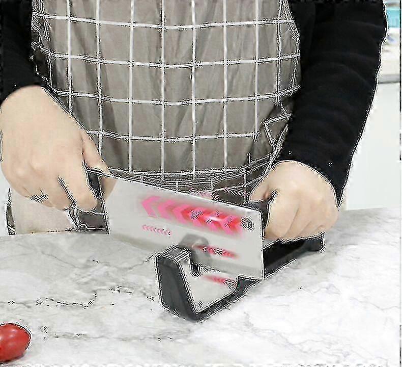 4-in-1 Household Kitchen Knife Sharpener Black Multi-function Knife Grinding Tool