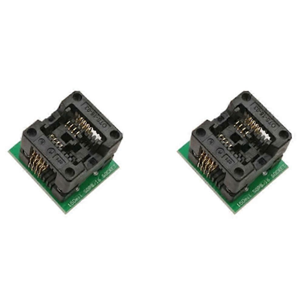 2pcs SOP8 to DIP8 IC Socket 150mil SOP8 Programmer Adapter Socket Converter Module