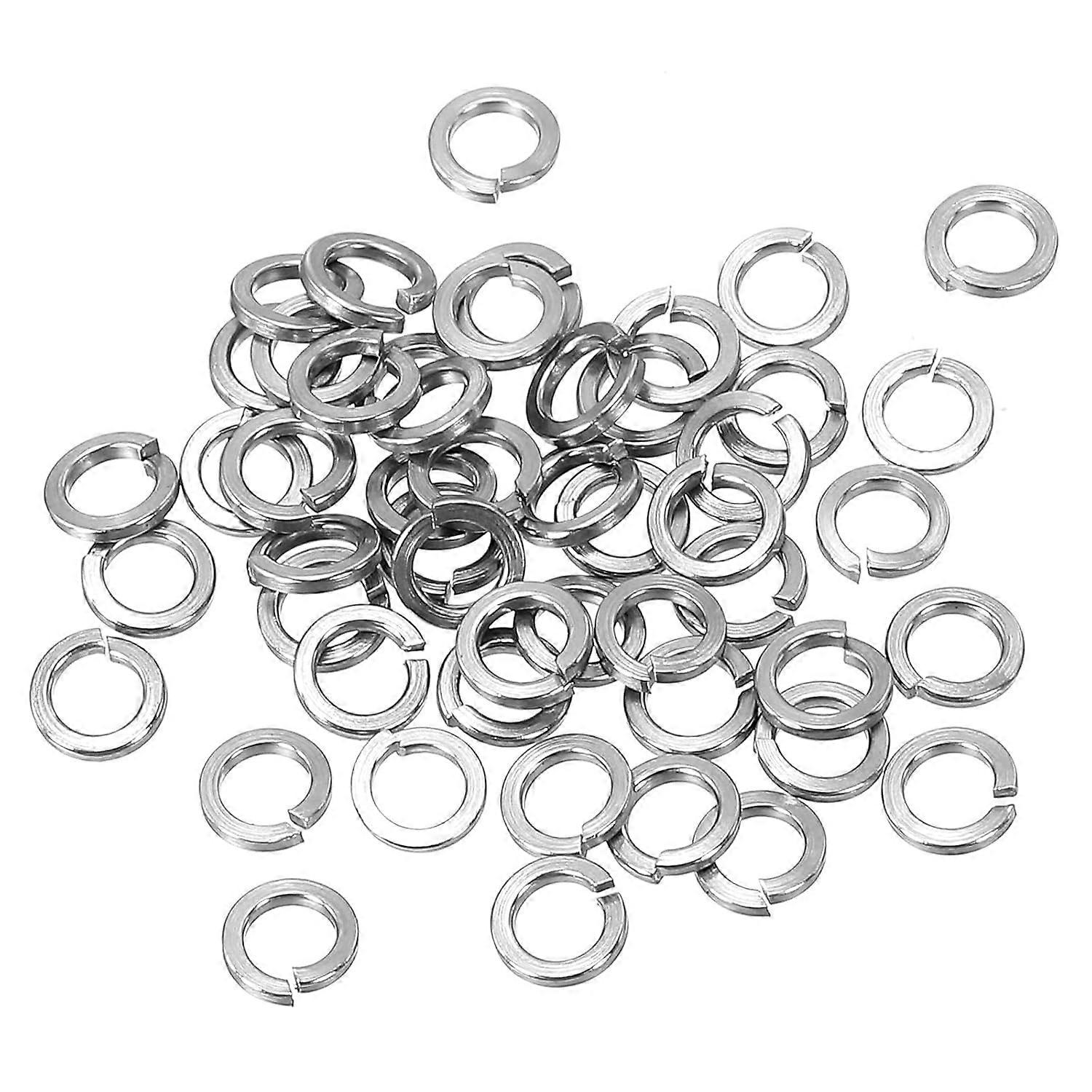 M3 Split Locking Washer, 30 Pack304 Stainless Steel Spring Locking Was