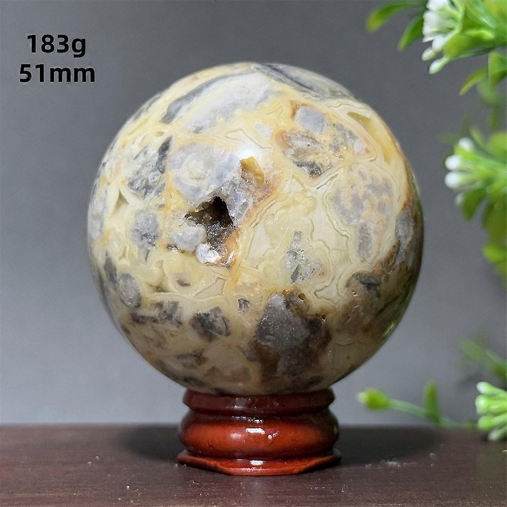 Crazy Agate Ball Natural Gemstone