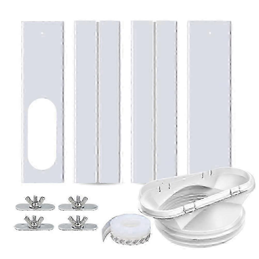 Sliding Window Vent Kit for Air Conditioner Adjustable Portable AC Window Kit