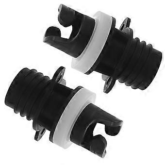 2szt Adapter pompy powietrza: Konwerter zaworu Adapter pompy Sup do nadmuchiwanej łodzi Kajak Wiosło Deska - Szybkie połączenie i mocne uszczelnienie