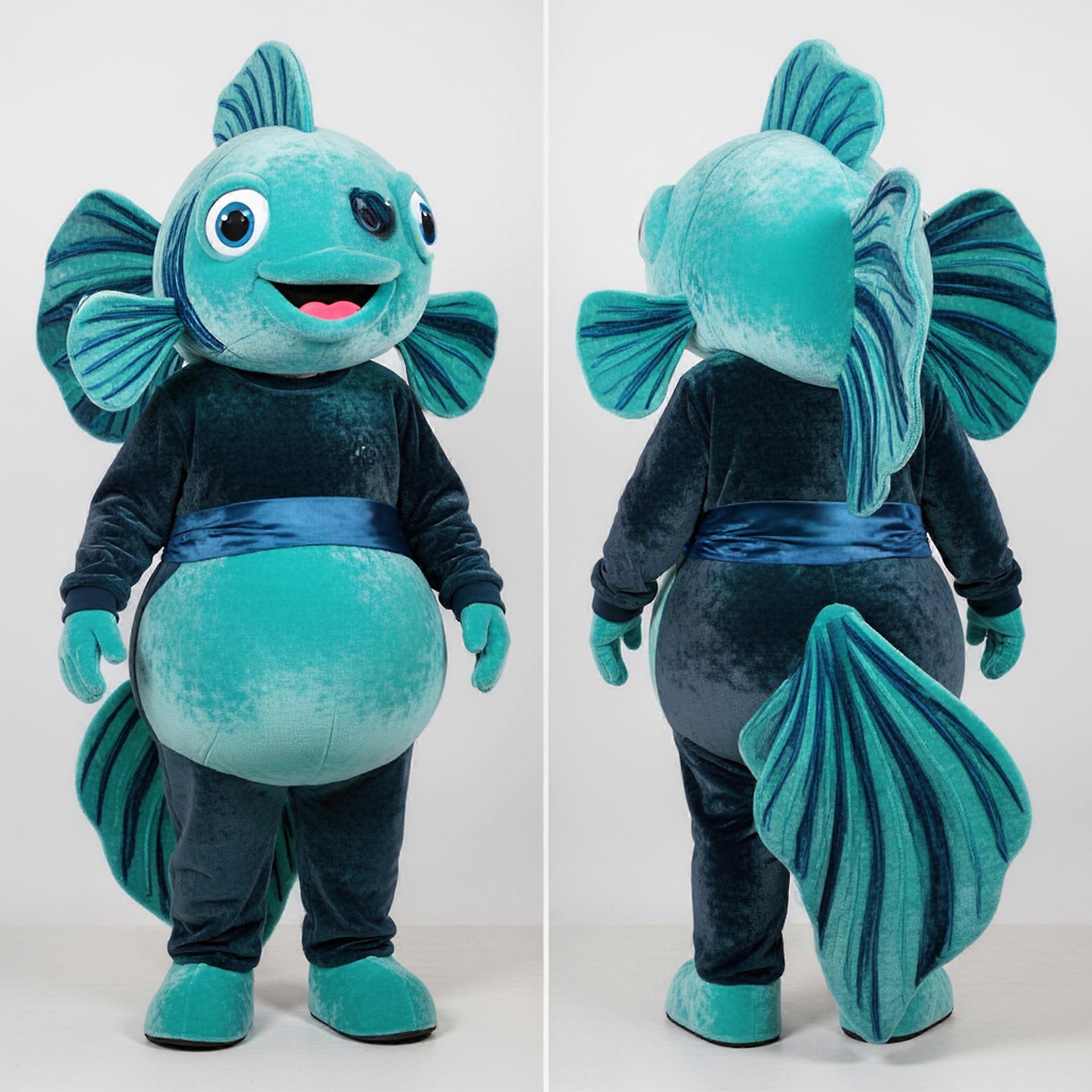 MASTICOT Turquoise Vibrant Betta Fish Mascot