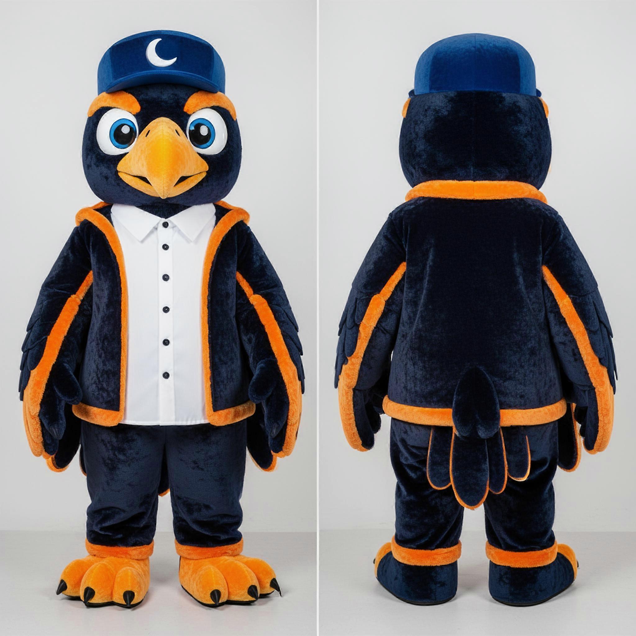 MASTICOT Navy Plush Haasts Eagle Mascot