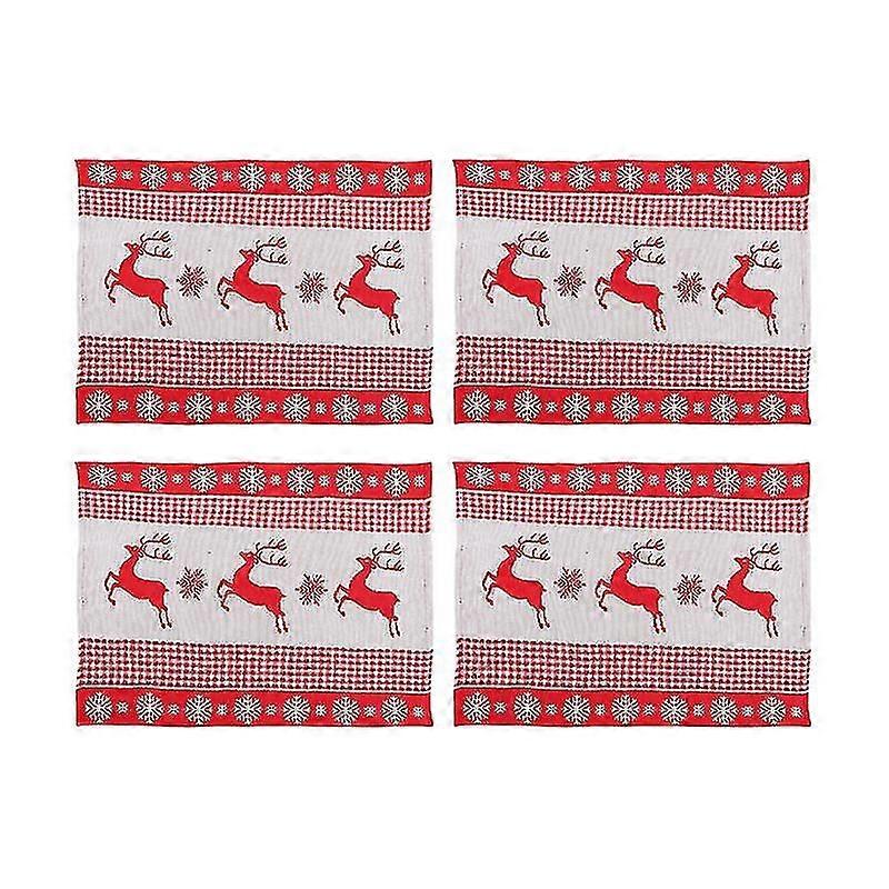 4pcs Christmas Table Cushion