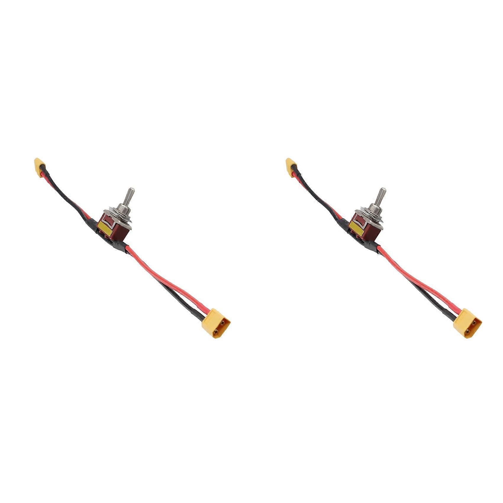 2X Current Switch Avionics Battery ESC XT60 Plug Power Supply High Current High Load Switch ESC