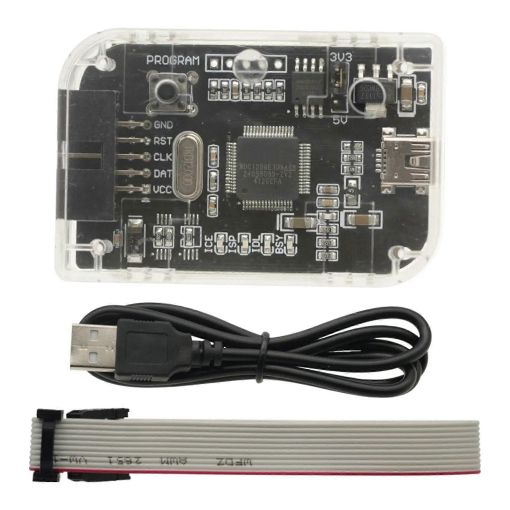 Nu-Link Downloader Programmer Simulator for N76E003 Series, Full Series Support, USB Interface ISP ICP Debugger Tool