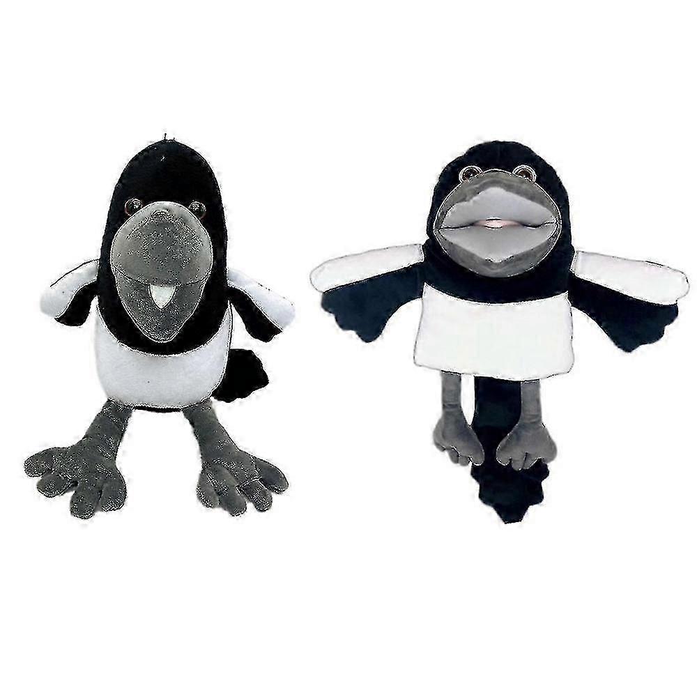 PP Cotton Crow Hand Puppet Toy