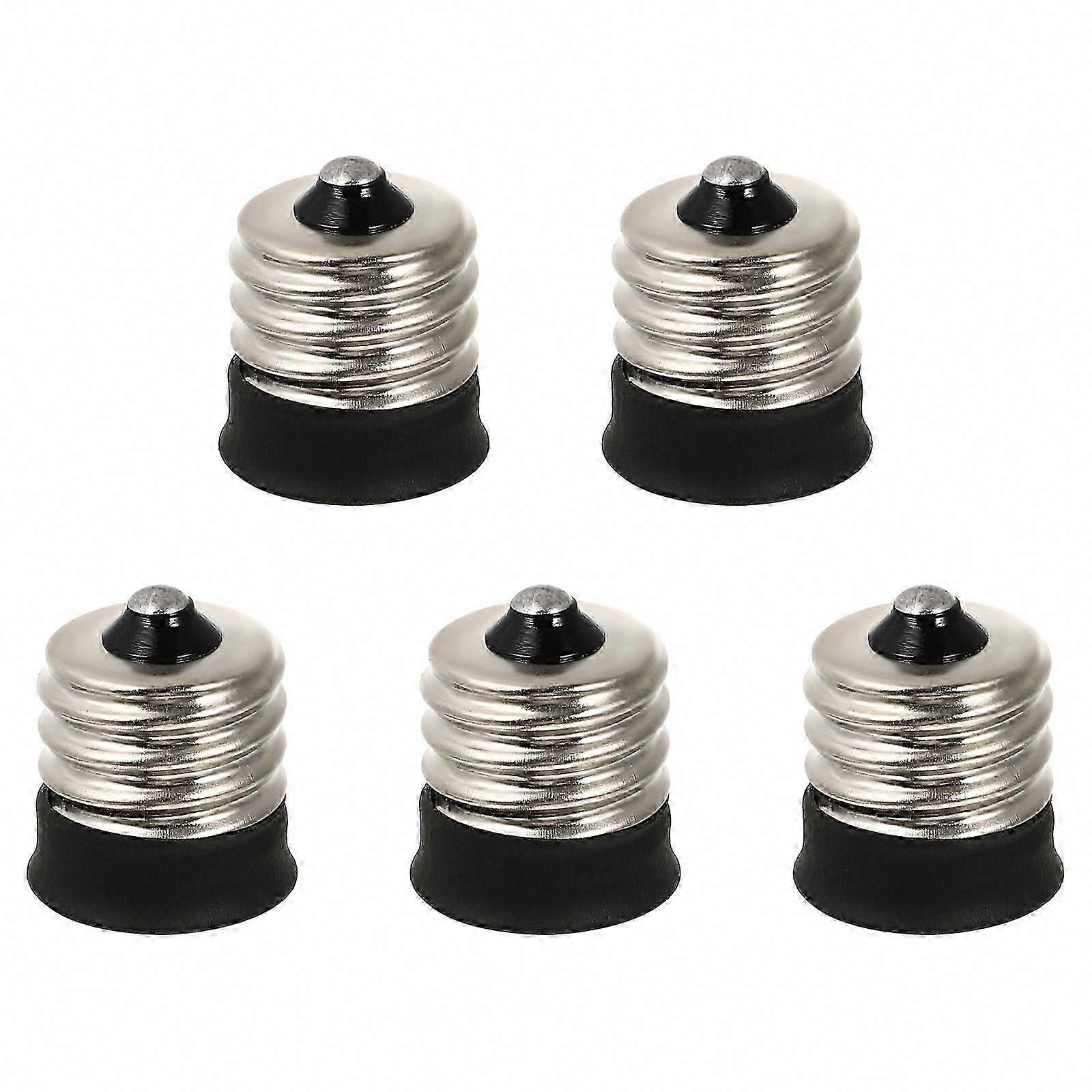 5 Pcs Menorah Bulb Adapter E17 to E14 Light Socket Converter for E14 Bulbs