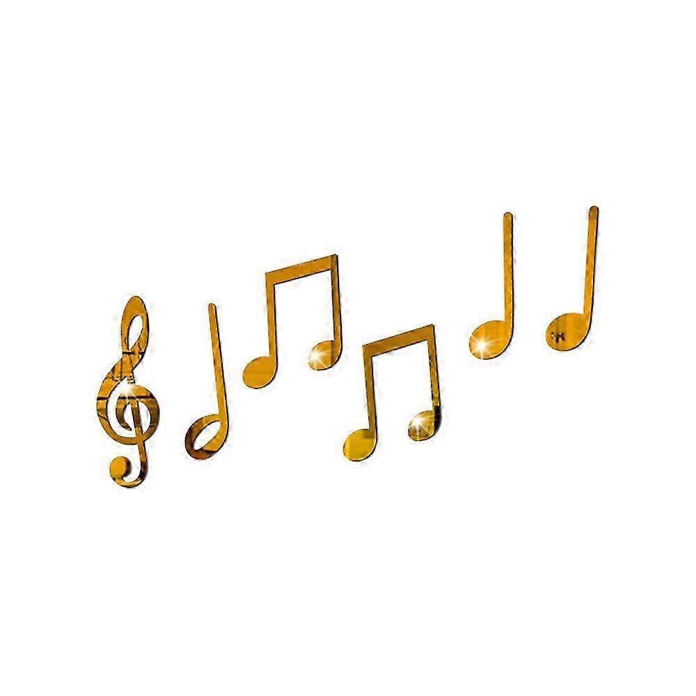 Acrylic Reflective Music Note Wall Art