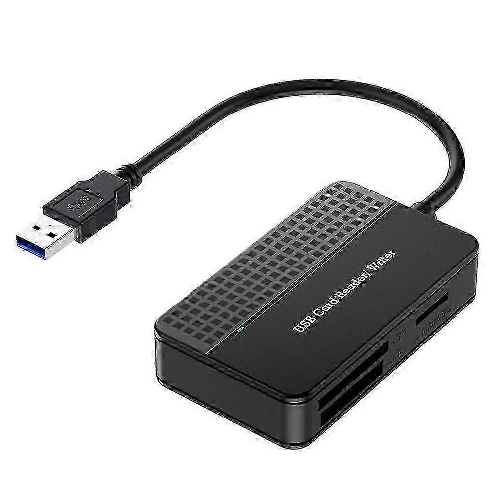 Reader 4-In-1. TF SD MS CF Card Reader Multi Card Adapter External compatible with Computer Camera USB 3.0 Interface simple