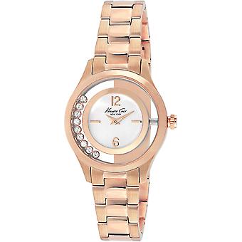 Kenneth cole elly Watch for Women Analog Quartz with stainless steel bracelet plated in gold IKC4943