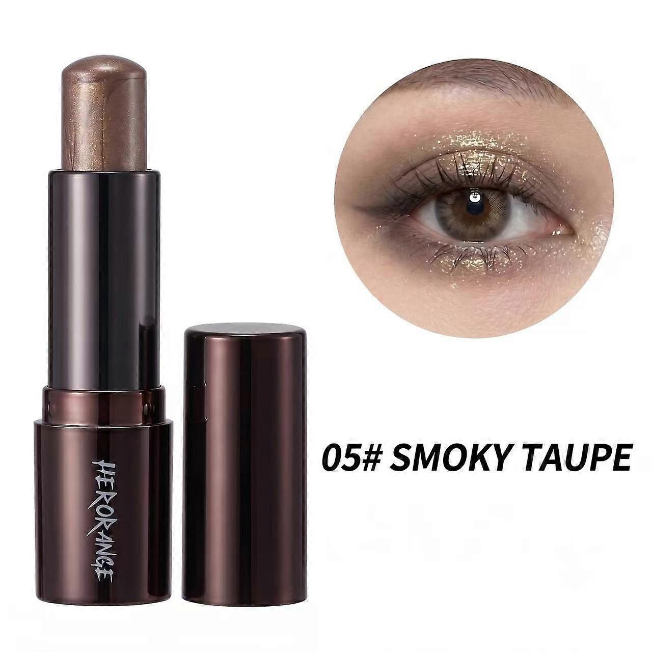 Long Lasting Glitter Eyeshadow Stick, MultiUse Shiny Highlighter Stick, Silky Smooth Texture, AntiCrease, High Pigmented for Glam Elegant Eye Cosmetic