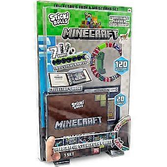Sticki Rolls - Minecraft Collectors Book Toy