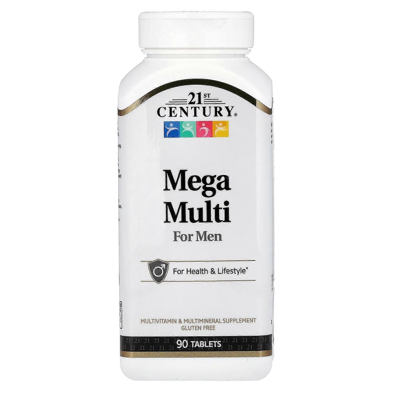 2 x 21st Century, Mega Multi for Men, 90 Tablets