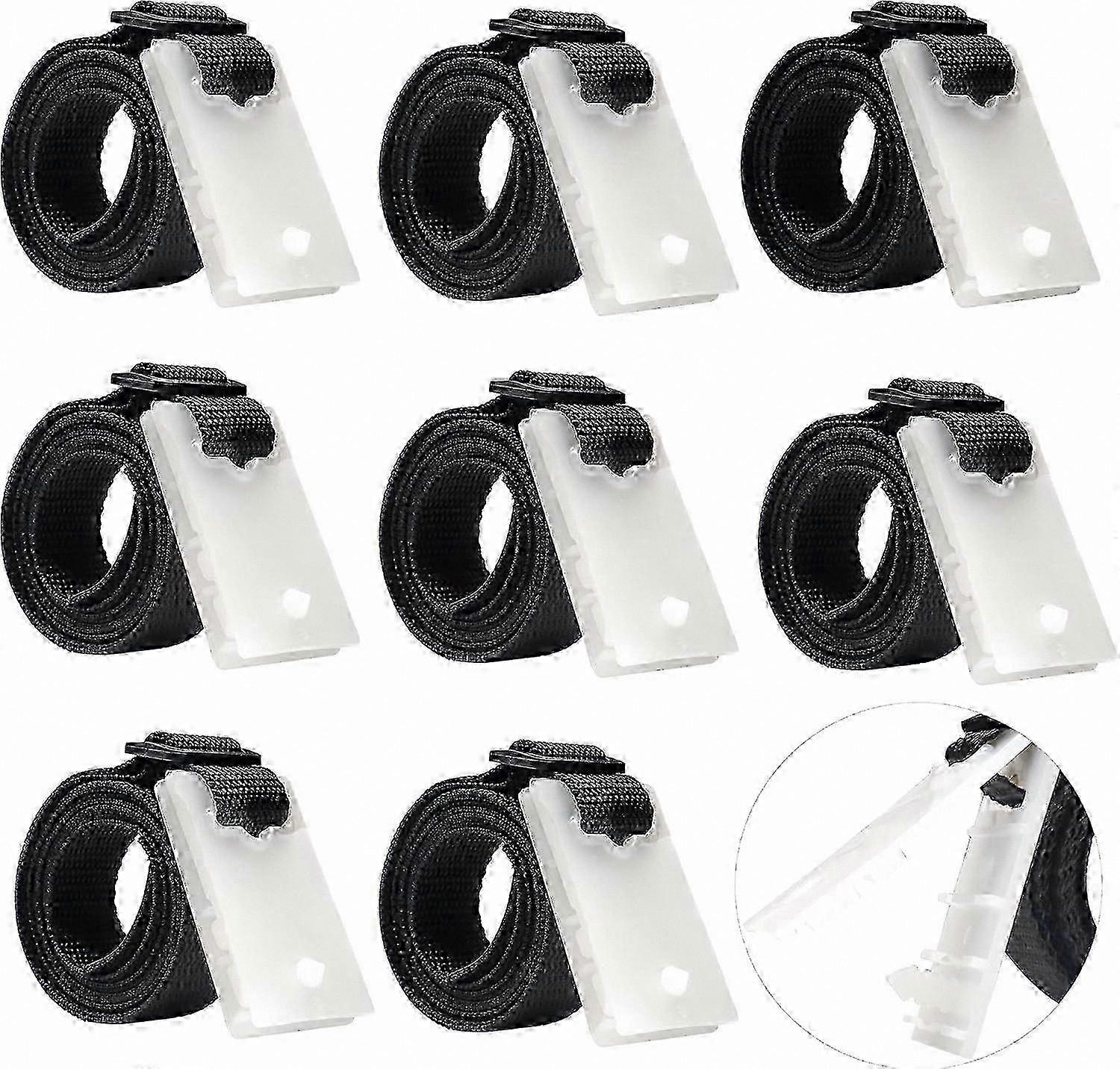 8-Pack Alligator Clip Straps for Bubble Tarpaulin Rollers